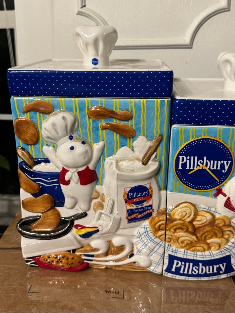 VTG The Pillsbury Doughboy/Danbury Mint 2000
Complete Canister Set Collection